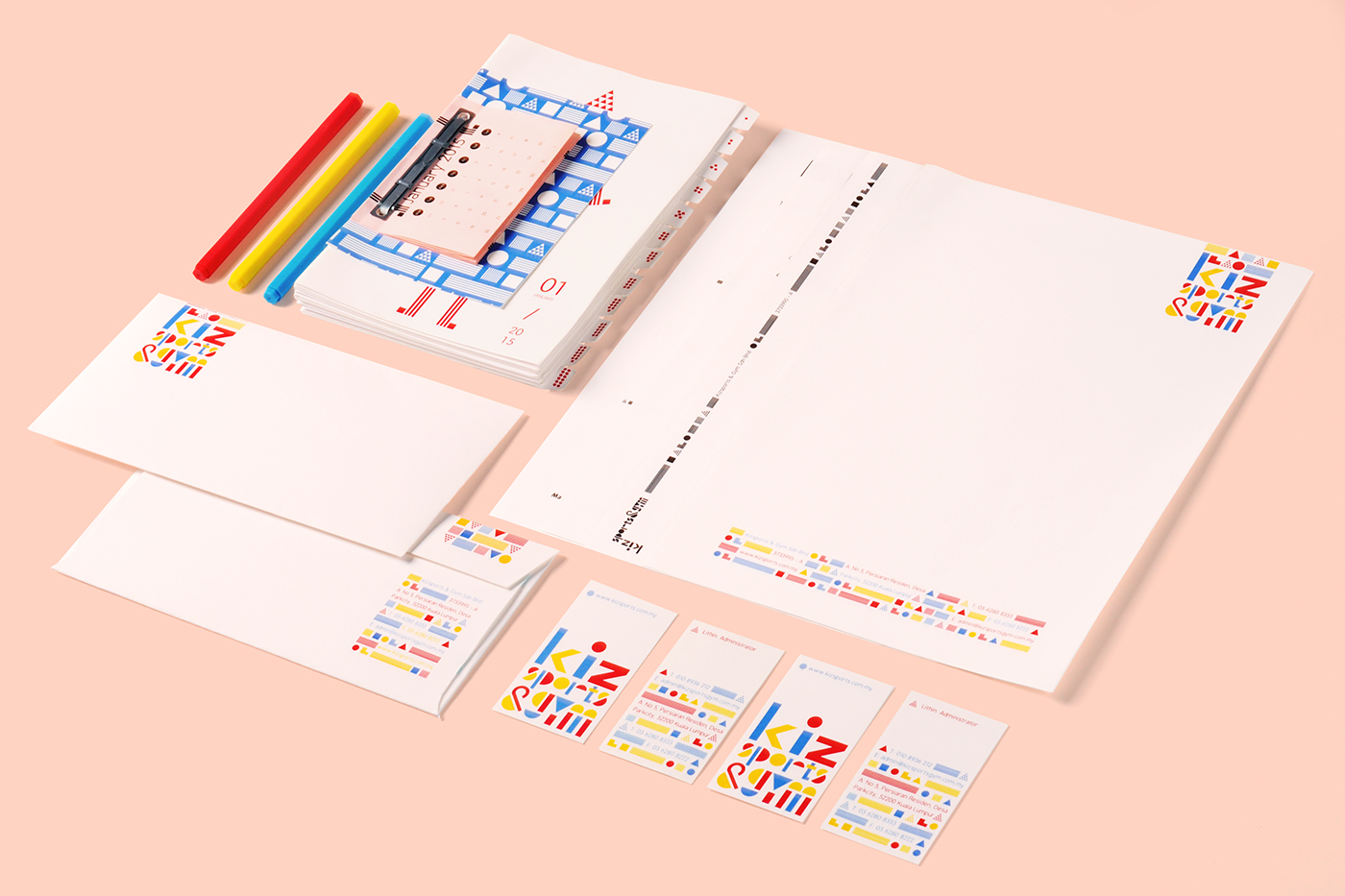 kizsports & Gym兒童發(fā)展中心VI設計