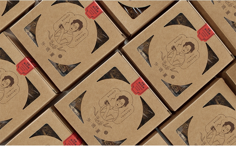 姜茶包裝設(shè)計(jì),外婆和奶奶的保養(yǎng)秘方