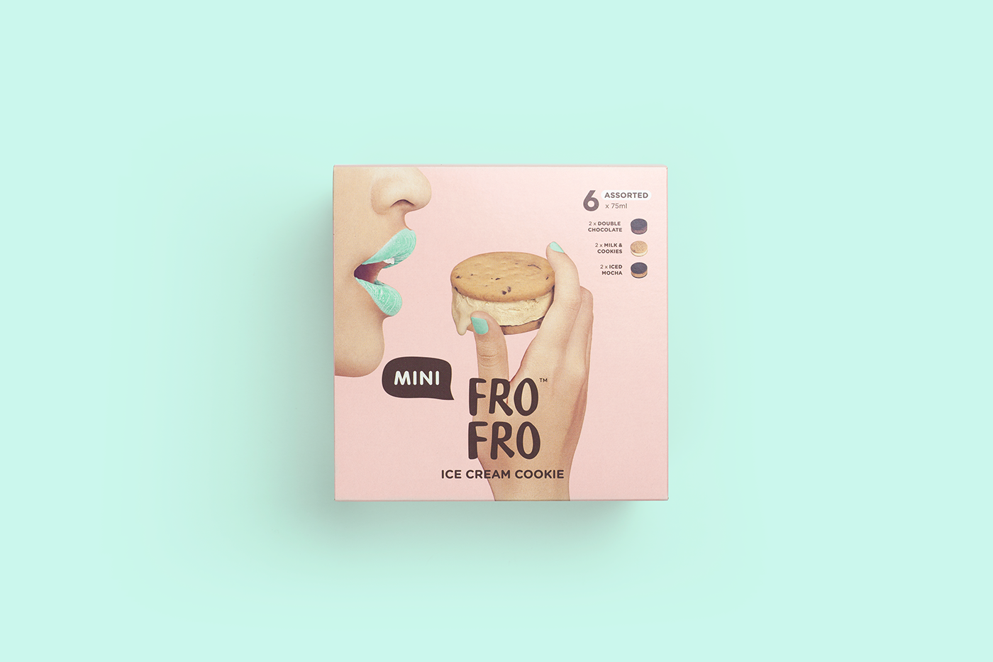 冰淇淋餅干包裝設計