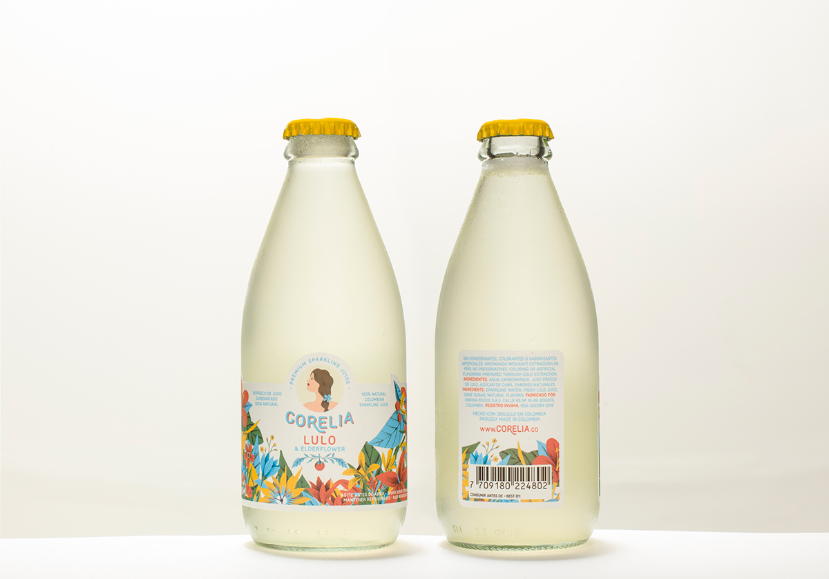 天然碳酸飲料包裝設計