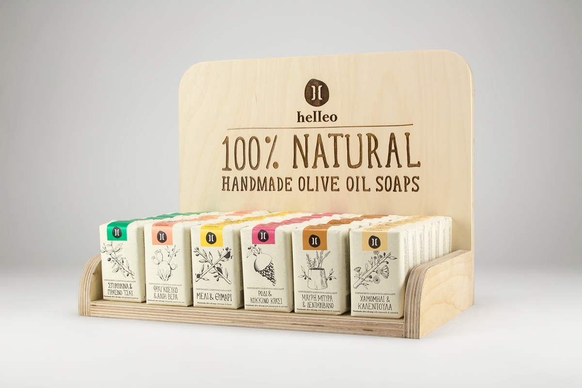 Helleo天然肥皂系列品牌包裝設(shè)計(jì),六個(gè)肥皂,六個(gè)故事