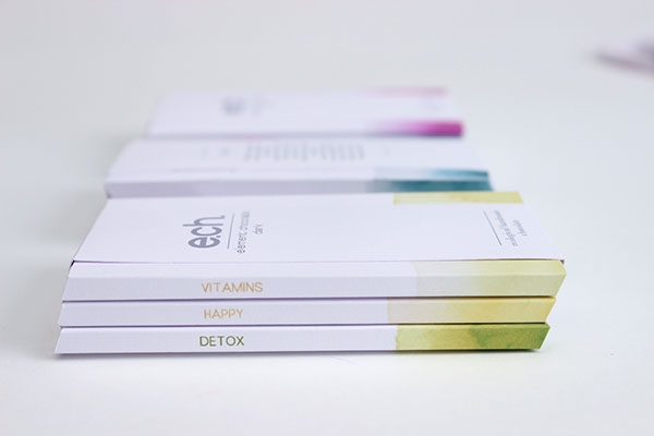 彩色之光， 生態手工巧克力食品包裝設計工程。