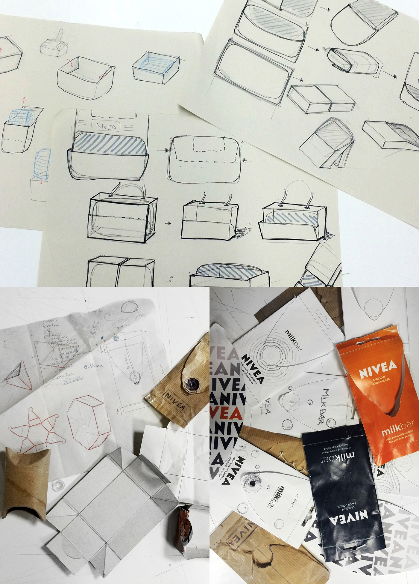 NIVEA奶昔香皂—實用型包裝設計