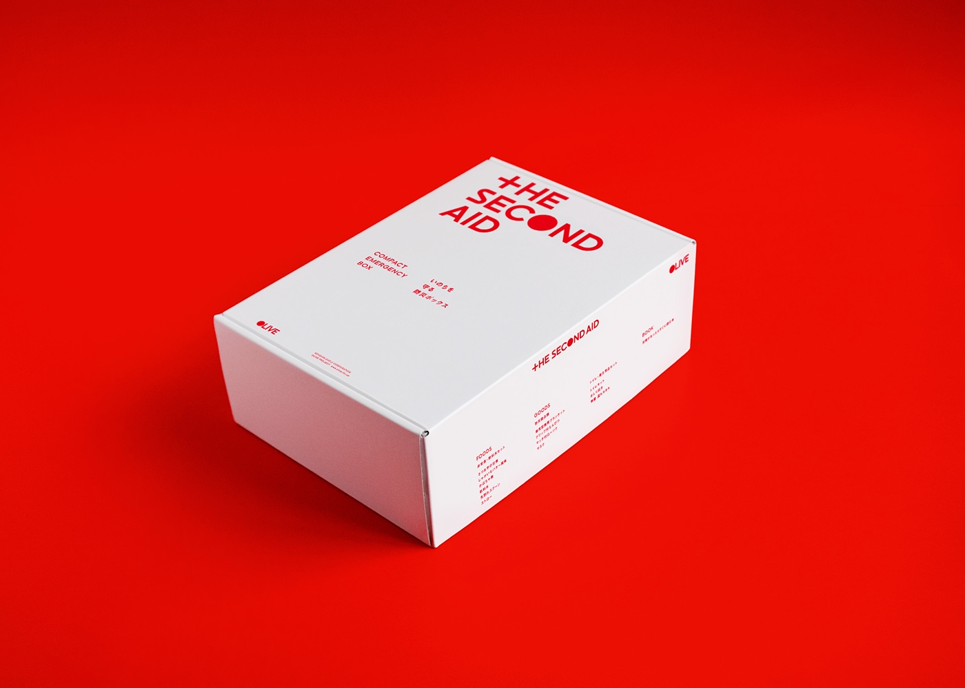 地震“第二援助”災難工具包品牌包裝設計