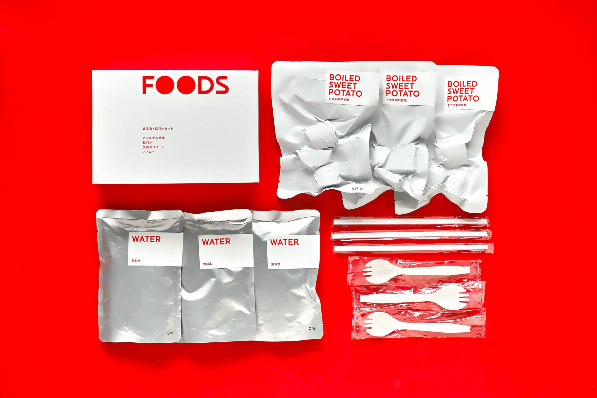 地震“第二援助”災難工具包品牌包裝設計