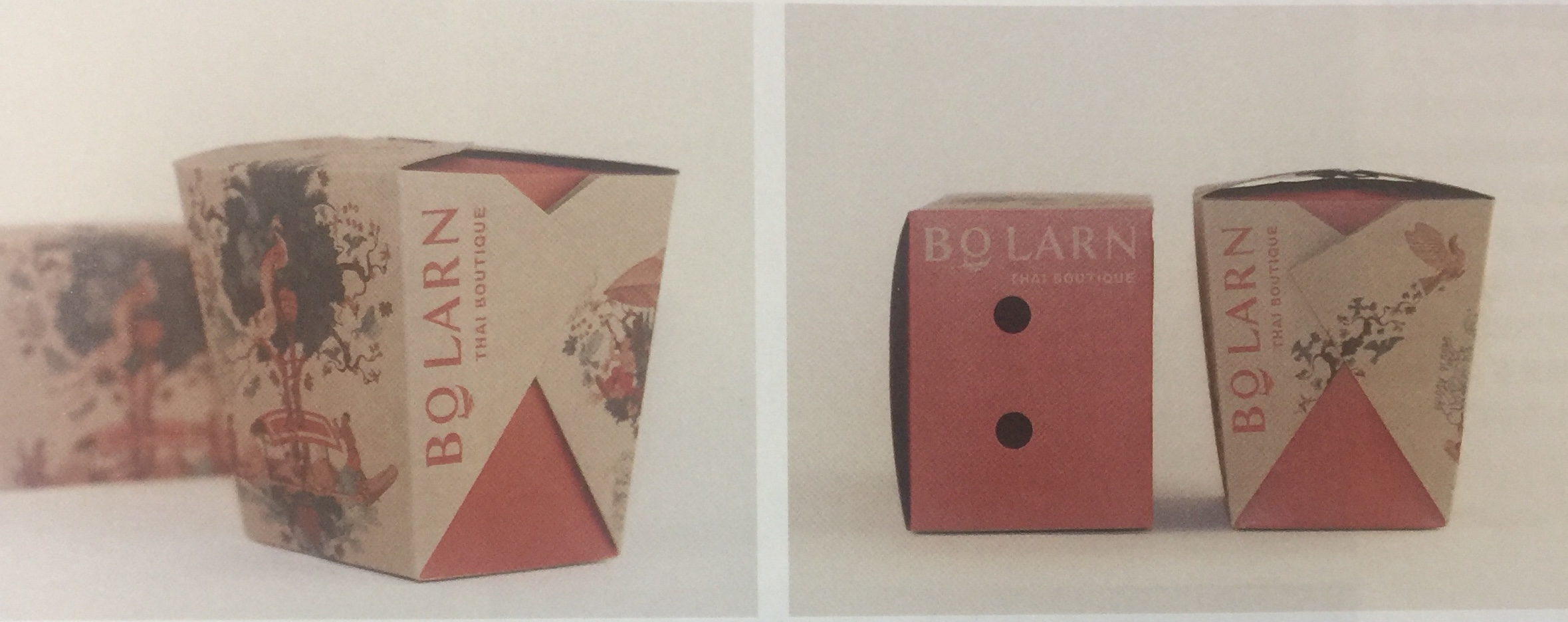 體現歷史、傳承工藝的泰式餐飲外賣包裝設計