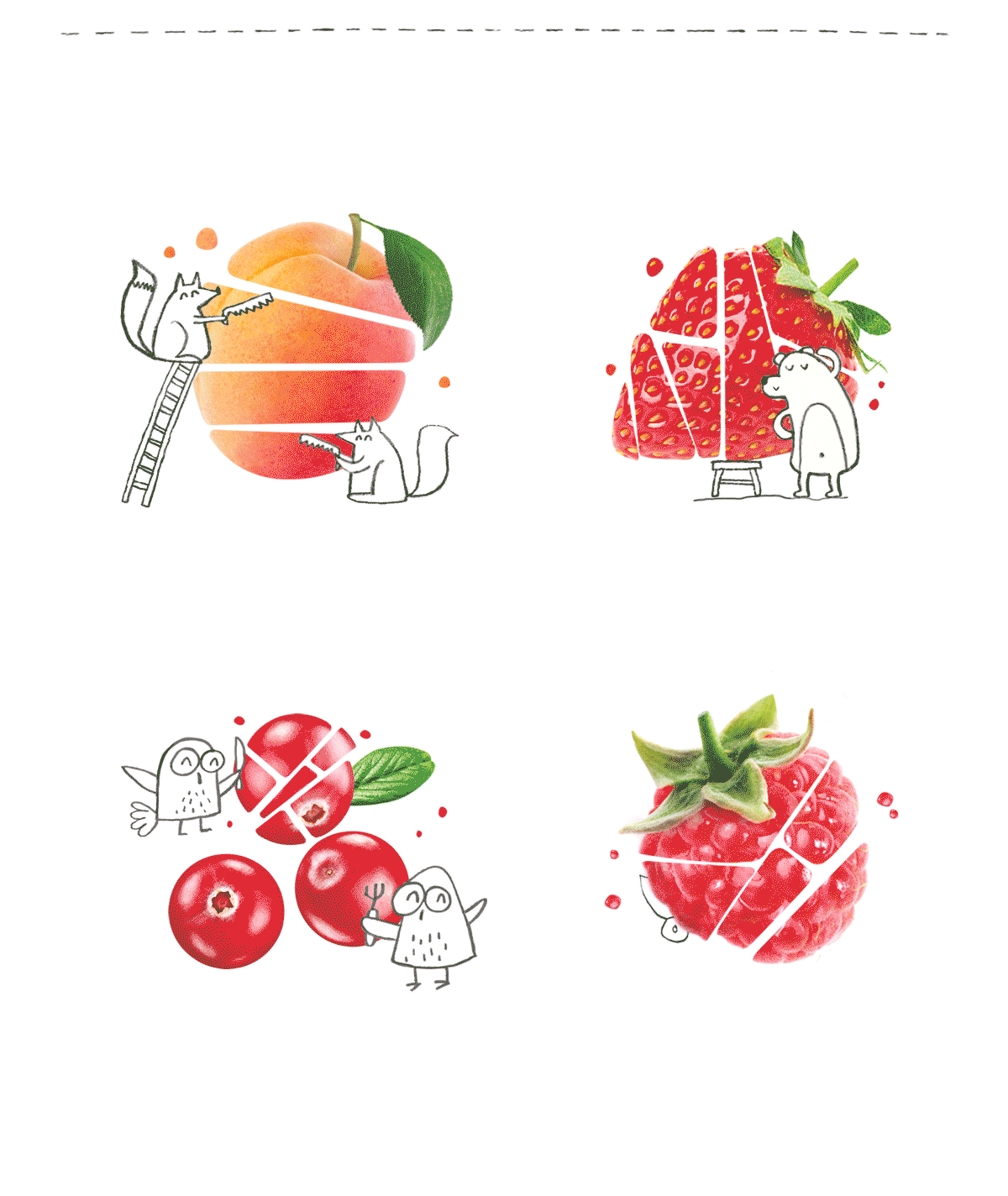 活潑的果醬，漿果包裝設(shè)計(jì)