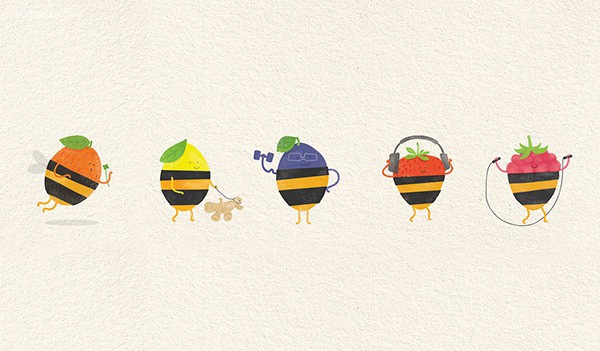 可愛到飛起的小水果？俏皮蜂蜜漿果包裝設(shè)計(jì)