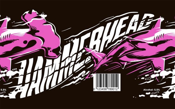 大魚也瘋狂？充滿動感的啤酒包裝設計