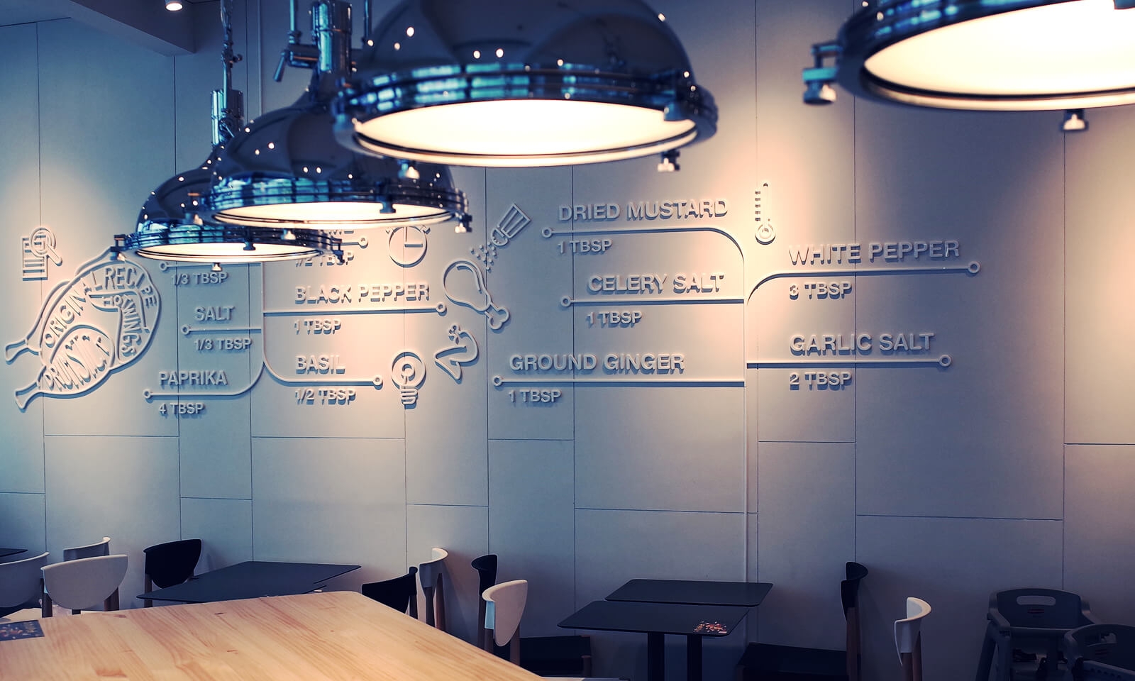 經(jīng)常去肯德基，卻沒有發(fā)現(xiàn)墻上的小巧思|壁畫插畫設(shè)計