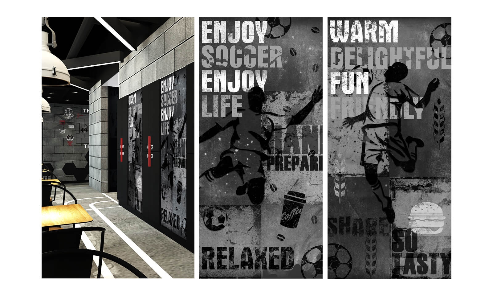 經(jīng)常去肯德基，卻沒有發(fā)現(xiàn)墻上的小巧思|壁畫插畫設(shè)計