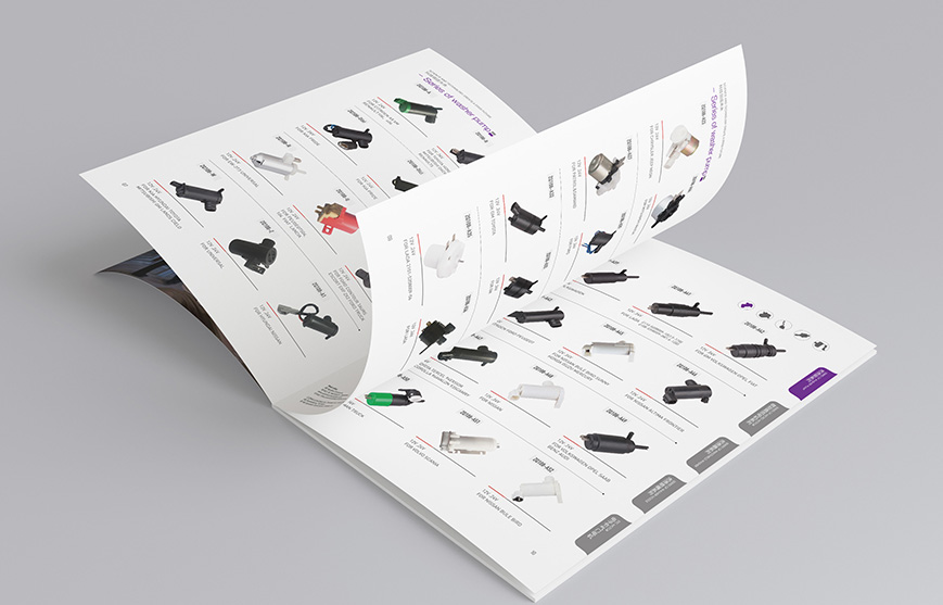 汽車零部件宣傳冊設計